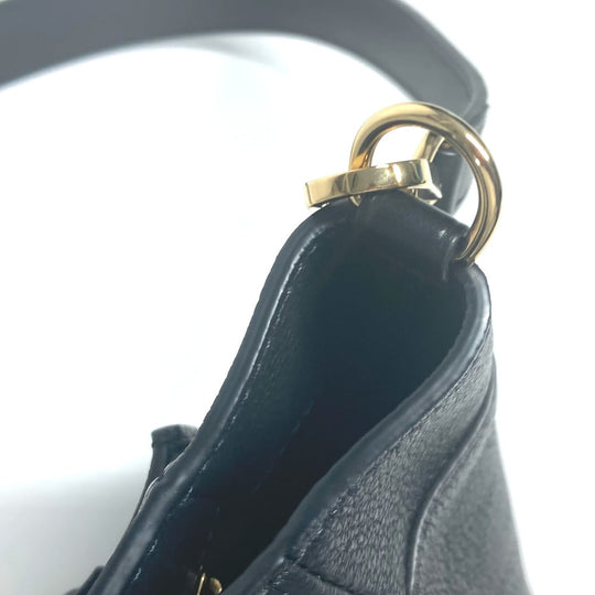 LOUIS VUITTON Shoulder Bag M21546 Calf leather black 2WAY bag On My Side PM Women Used Authentic
