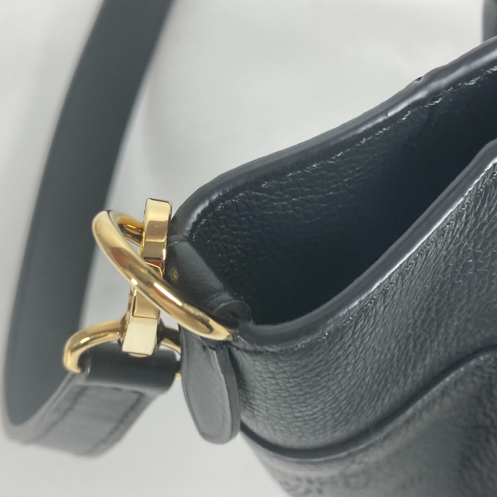 LOUIS VUITTON Shoulder Bag M21546 Calf leather black 2WAY bag On My Side PM Women Used Authentic