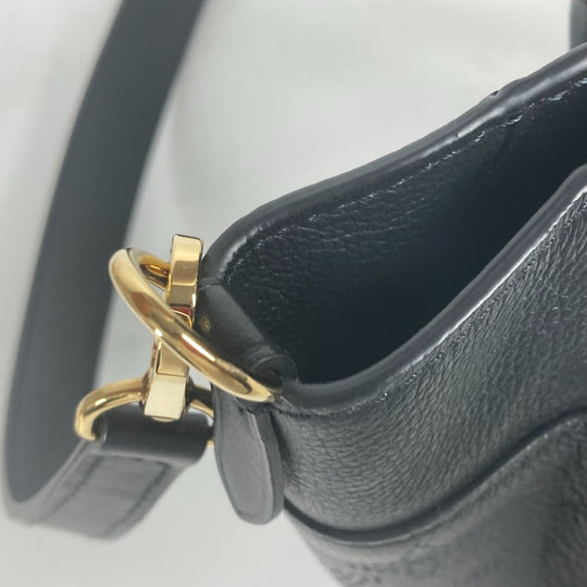 LOUIS VUITTON Shoulder Bag M21546 Calf leather black 2WAY bag On My Side PM Women Used Authentic