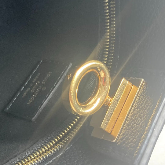 LOUIS VUITTON Shoulder Bag M21546 Calf leather black 2WAY bag On My Side PM Women Used Authentic
