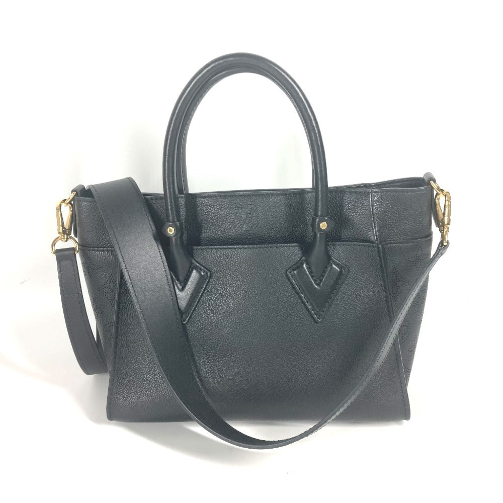 LOUIS VUITTON Shoulder Bag M21546 Calf leather black 2WAY bag On My Side PM Women Used Authentic
