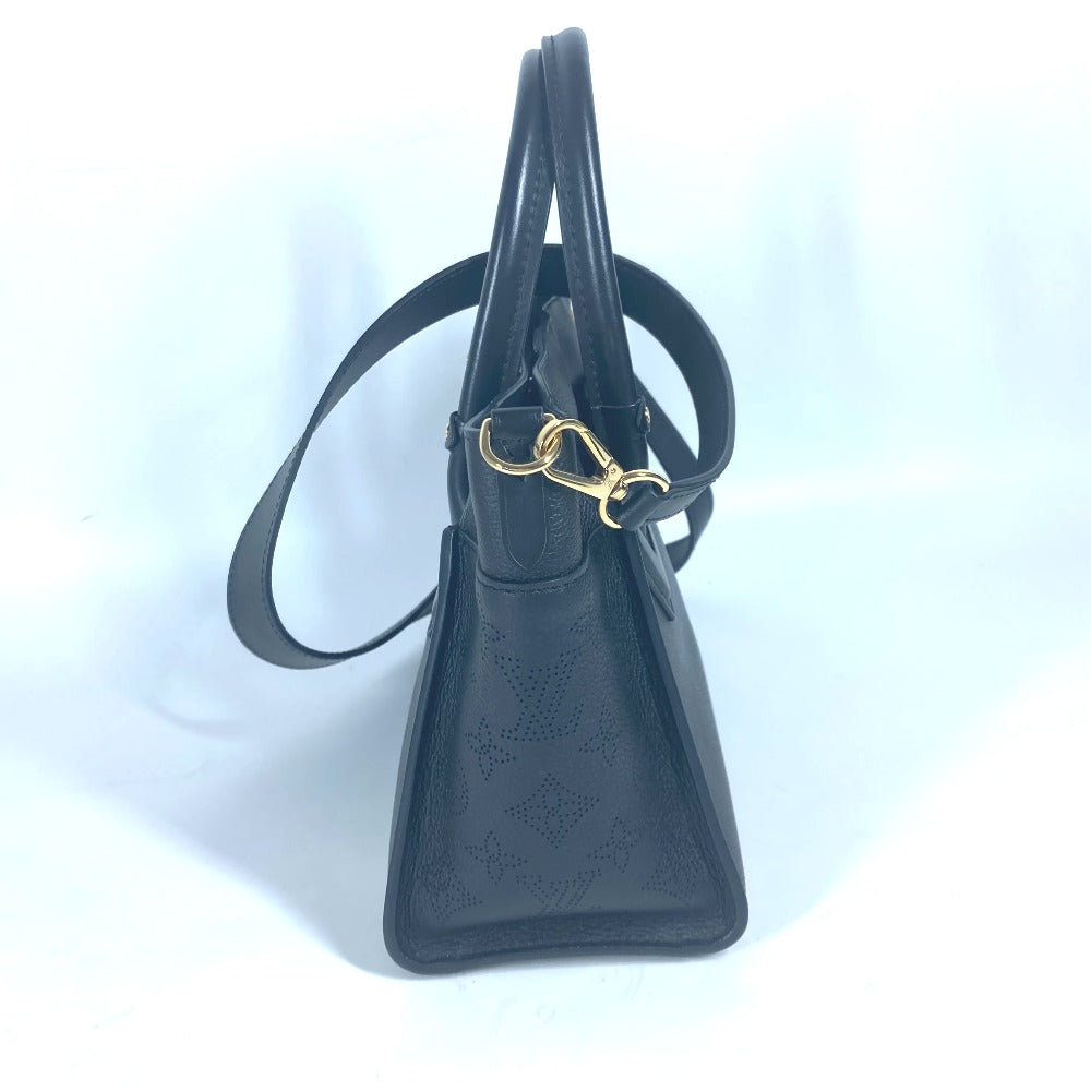 LOUIS VUITTON Shoulder Bag M21546 Calf leather black 2WAY bag On My Side PM Women Used Authentic