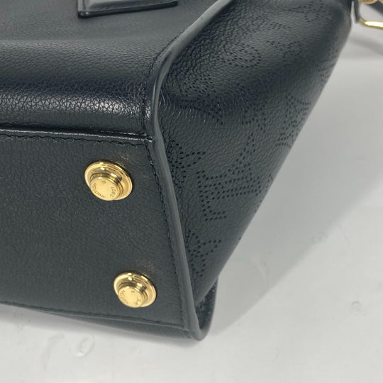 LOUIS VUITTON Shoulder Bag M21546 Calf leather black 2WAY bag On My Side PM Women Used Authentic