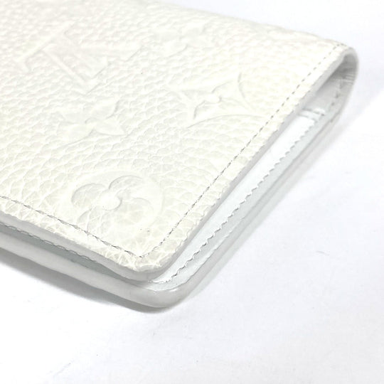 LOUIS VUITTON Long Wallet Purse M83066 Taurillon Clemence Leather white Long Wallet Monogram Portefeuille�EBrother NM mens Used Authentic