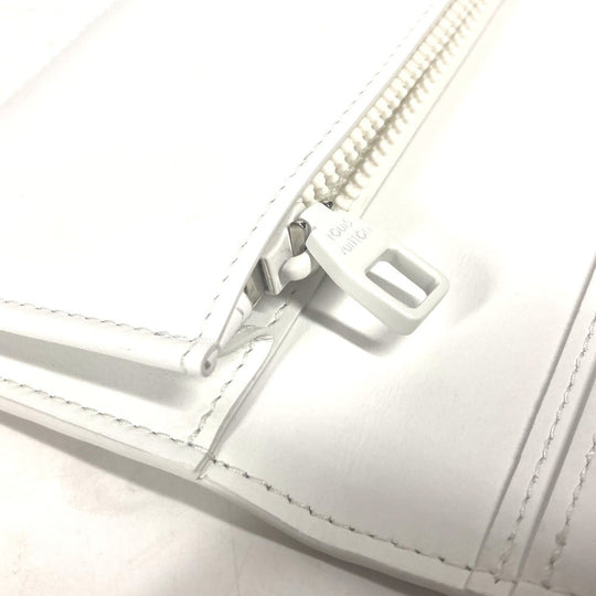 LOUIS VUITTON Long Wallet Purse M83066 Taurillon Clemence Leather white Long Wallet Monogram Portefeuille�EBrother NM mens Used Authentic