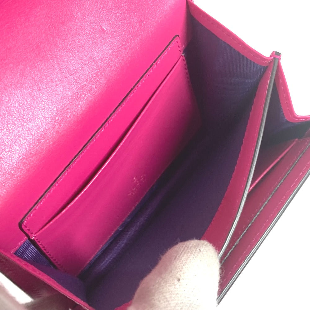 GUCCI Shoulder Bag 723777 Leather / nylon pink GG matelasse quilting Women Used Authentic