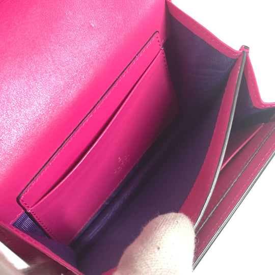 GUCCI Shoulder Bag 723777 Leather / nylon pink GG matelasse quilting Women Used Authentic