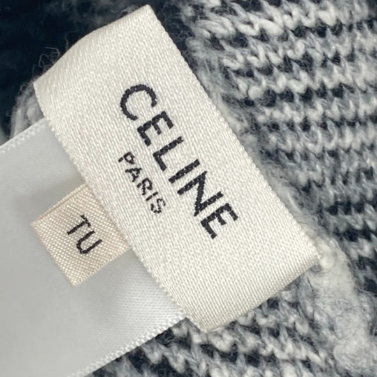 CELINE Knit hat 2A97W531Q Cotton, Polyamide black beanie hat knit hat knit cap Amy Dorian collaboration mens(Unisex) Used Authentic