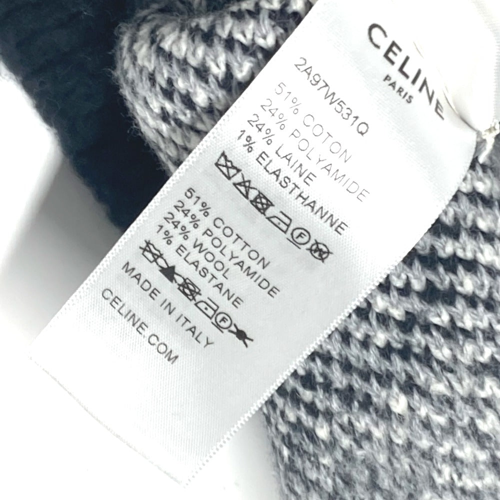 CELINE Knit hat 2A97W531Q Cotton, Polyamide black beanie hat knit hat knit cap Amy Dorian collaboration mens(Unisex) Used Authentic