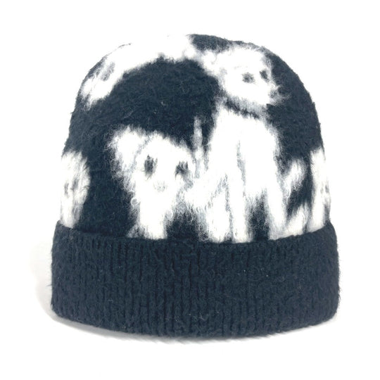 CELINE Knit hat 2A97W531Q Cotton, Polyamide black beanie hat knit hat knit cap Amy Dorian collaboration mens(Unisex) Used Authentic