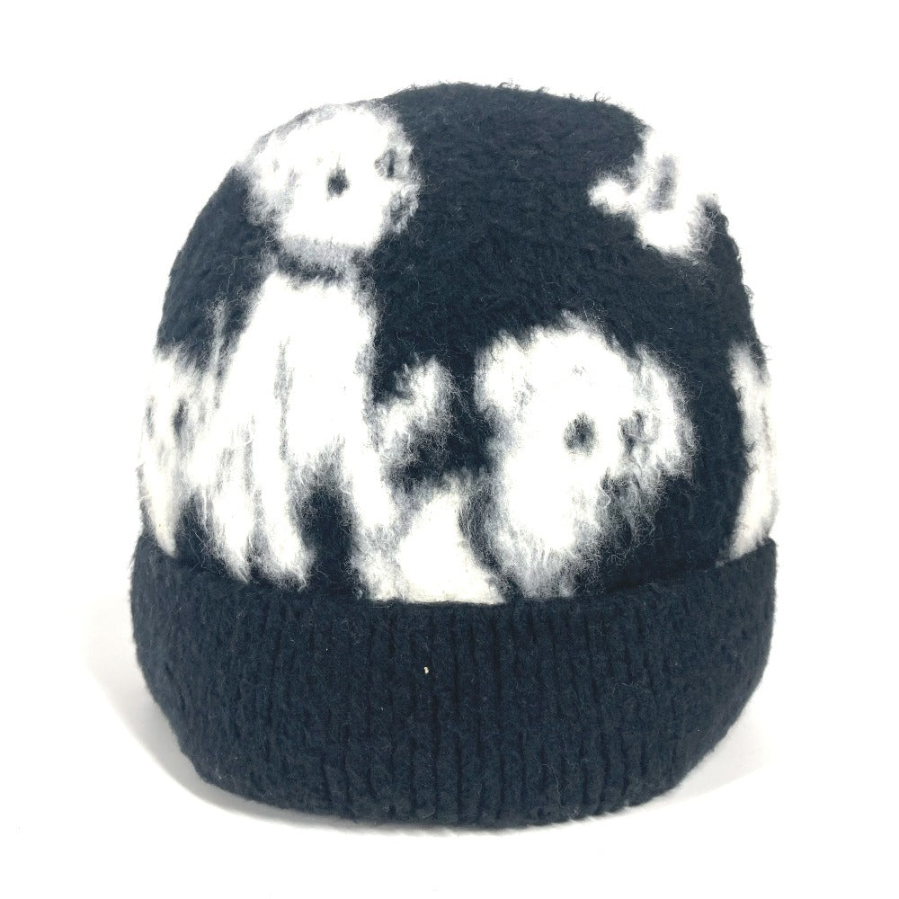 CELINE Knit hat 2A97W531Q Cotton, Polyamide black beanie hat knit hat knit cap Amy Dorian collaboration mens(Unisex) Used Authentic