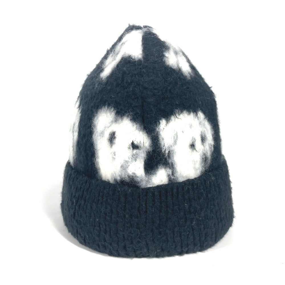 CELINE Knit hat 2A97W531Q Cotton, Polyamide black beanie hat knit hat knit cap Amy Dorian collaboration mens(Unisex) Used Authentic