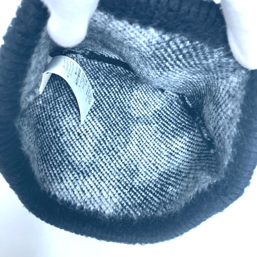 CELINE Knit hat 2A97W531Q Cotton, Polyamide black beanie hat knit hat knit cap Amy Dorian collaboration mens(Unisex) Used Authentic