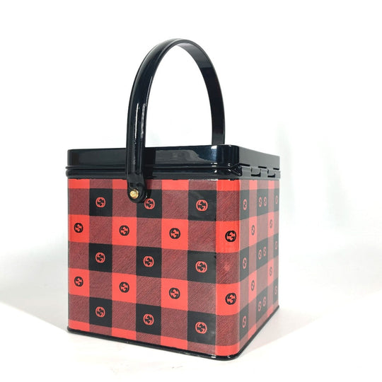 GUCCI Handbag 634132 Resin Red Box All-over pattern BOX Women Used Authentic