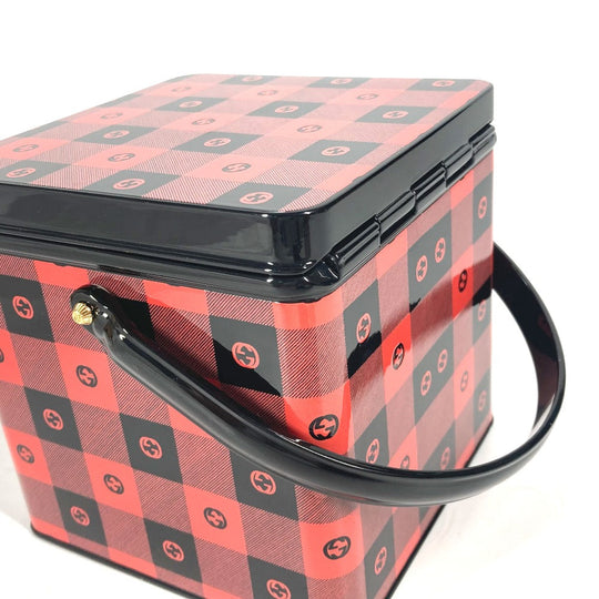 GUCCI Handbag 634132 Resin Red Box All-over pattern BOX Women Used Authentic