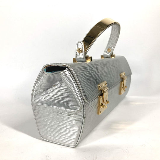 LOUIS VUITTON Handbag M92183 Epi Leather Silver Epi Galaxia Women Used Authentic