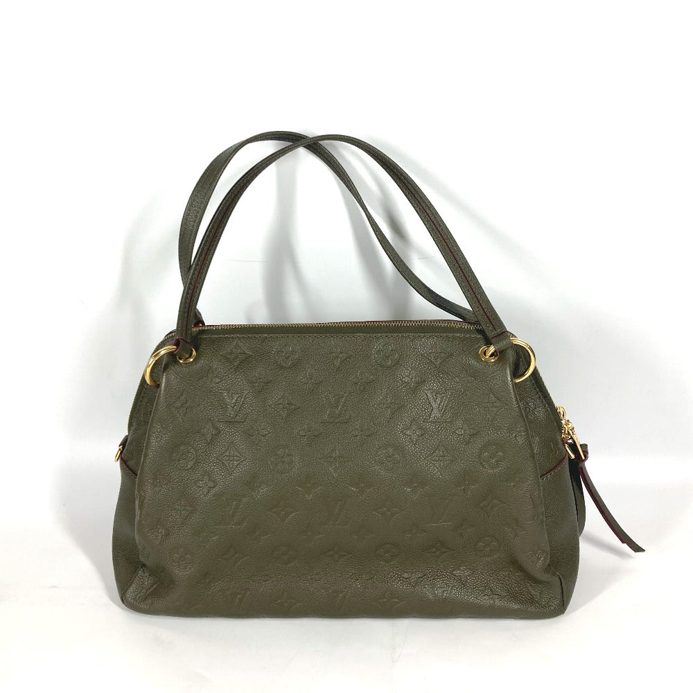 LOUIS VUITTON Shoulder Bag M43669 Monogram Ann Platt Leather khaki Monogram Ann Platt Ponty PM Women Used Authentic