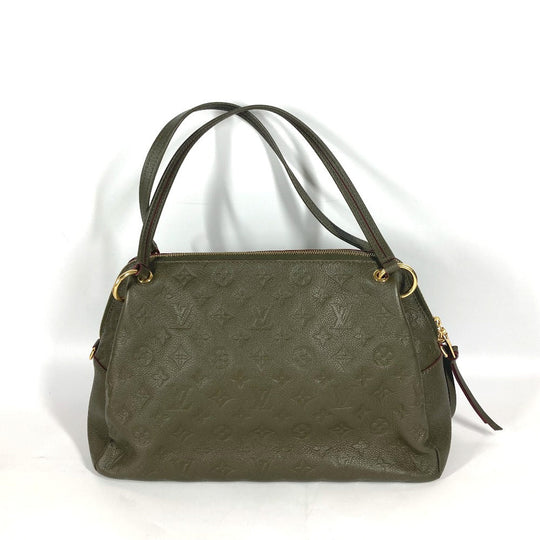 LOUIS VUITTON Shoulder Bag M43669 Monogram Ann Platt Leather khaki Monogram Ann Platt Ponty PM Women Used Authentic