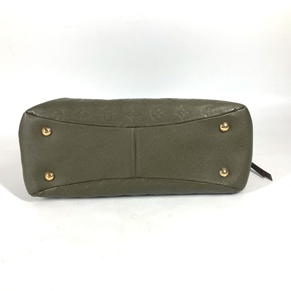 LOUIS VUITTON Shoulder Bag M43669 Monogram Ann Platt Leather khaki Monogram Ann Platt Ponty PM Women Used Authentic