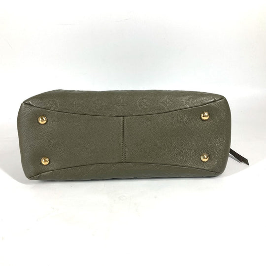 LOUIS VUITTON Shoulder Bag M43669 Monogram Ann Platt Leather khaki Monogram Ann Platt Ponty PM Women Used Authentic