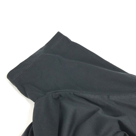 HERMES one piece cotton black Cartouche maxi dress 40