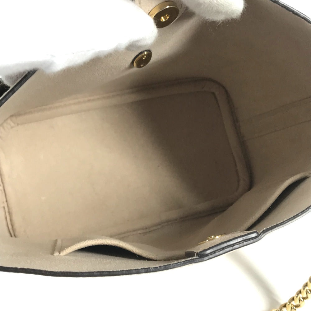 LOUIS VUITTON Shoulder Bag M24638 Grain Calfskin Leather Ivory Rock Me Rock & Walk Women Used Authentic