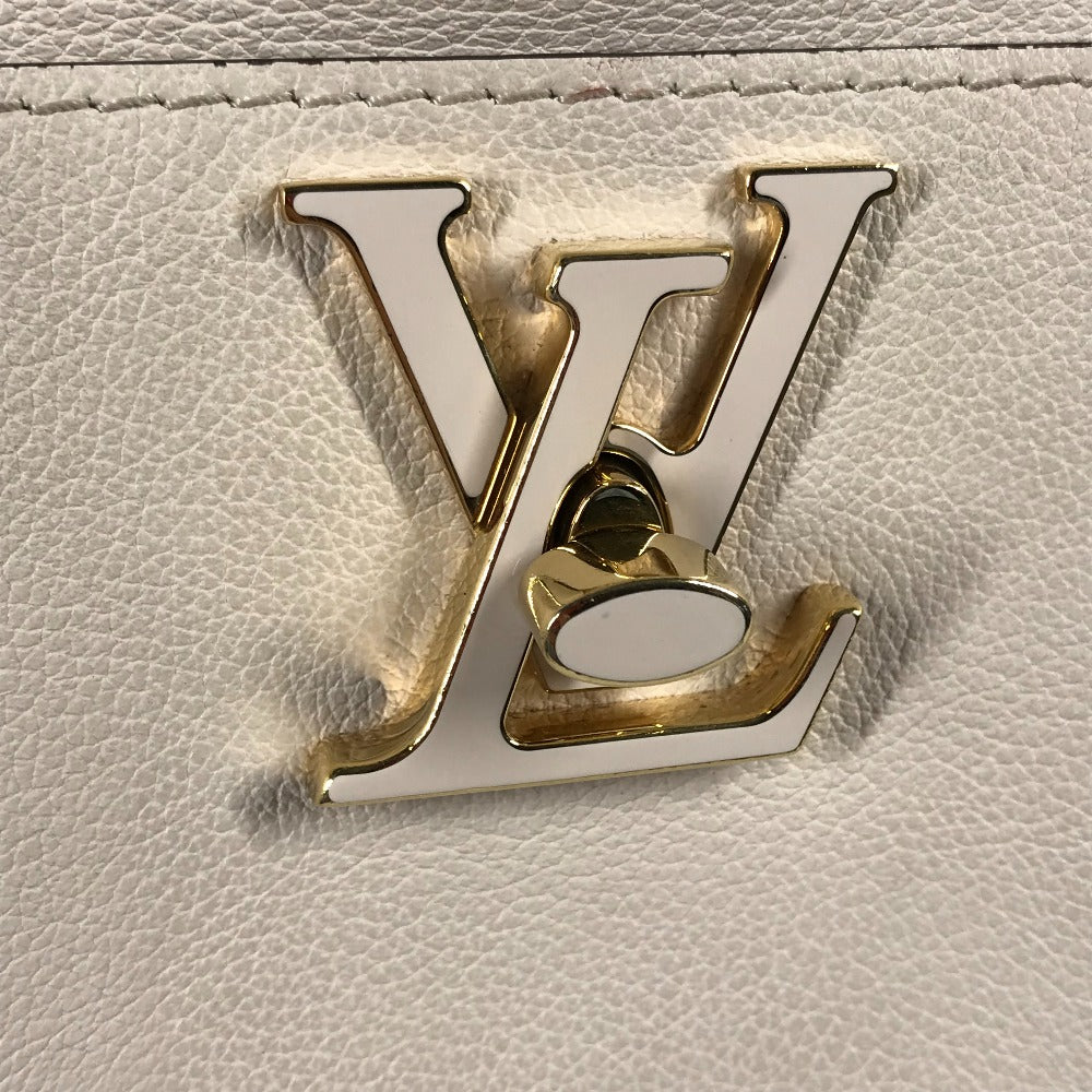 LOUIS VUITTON Shoulder Bag M24638 Grain Calfskin Leather Ivory Rock Me Rock & Walk Women Used Authentic