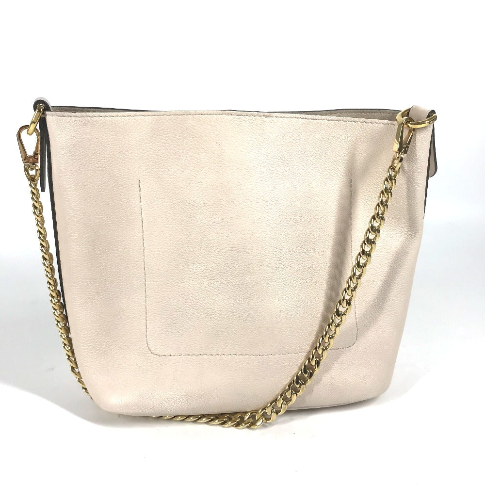 LOUIS VUITTON Shoulder Bag M24638 Grain Calfskin Leather Ivory Rock Me Rock & Walk Women Used Authentic