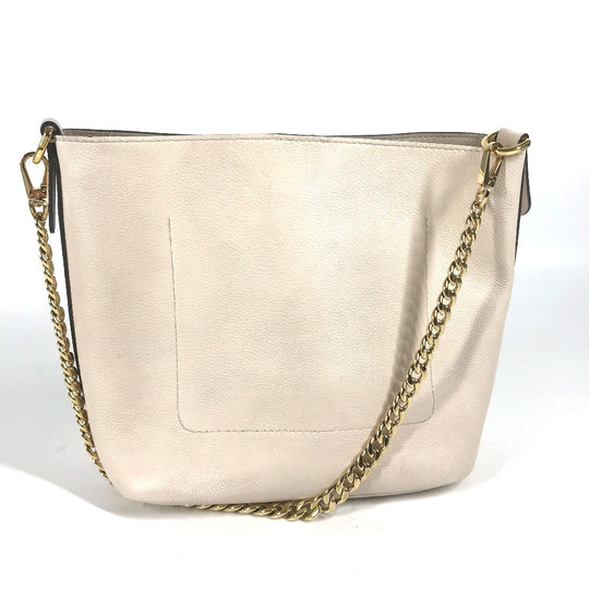 LOUIS VUITTON Shoulder Bag M24638 Grain Calfskin Leather Ivory Rock Me Rock & Walk Women Used Authentic