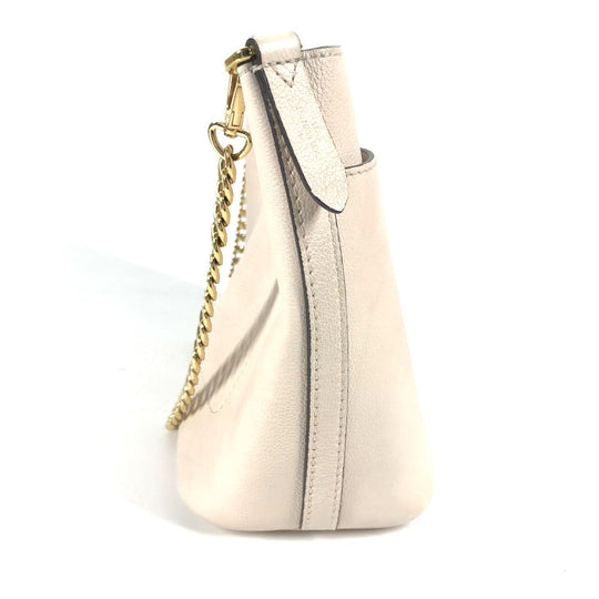 LOUIS VUITTON Shoulder Bag M24638 Grain Calfskin Leather Ivory Rock Me Rock & Walk Women Used Authentic