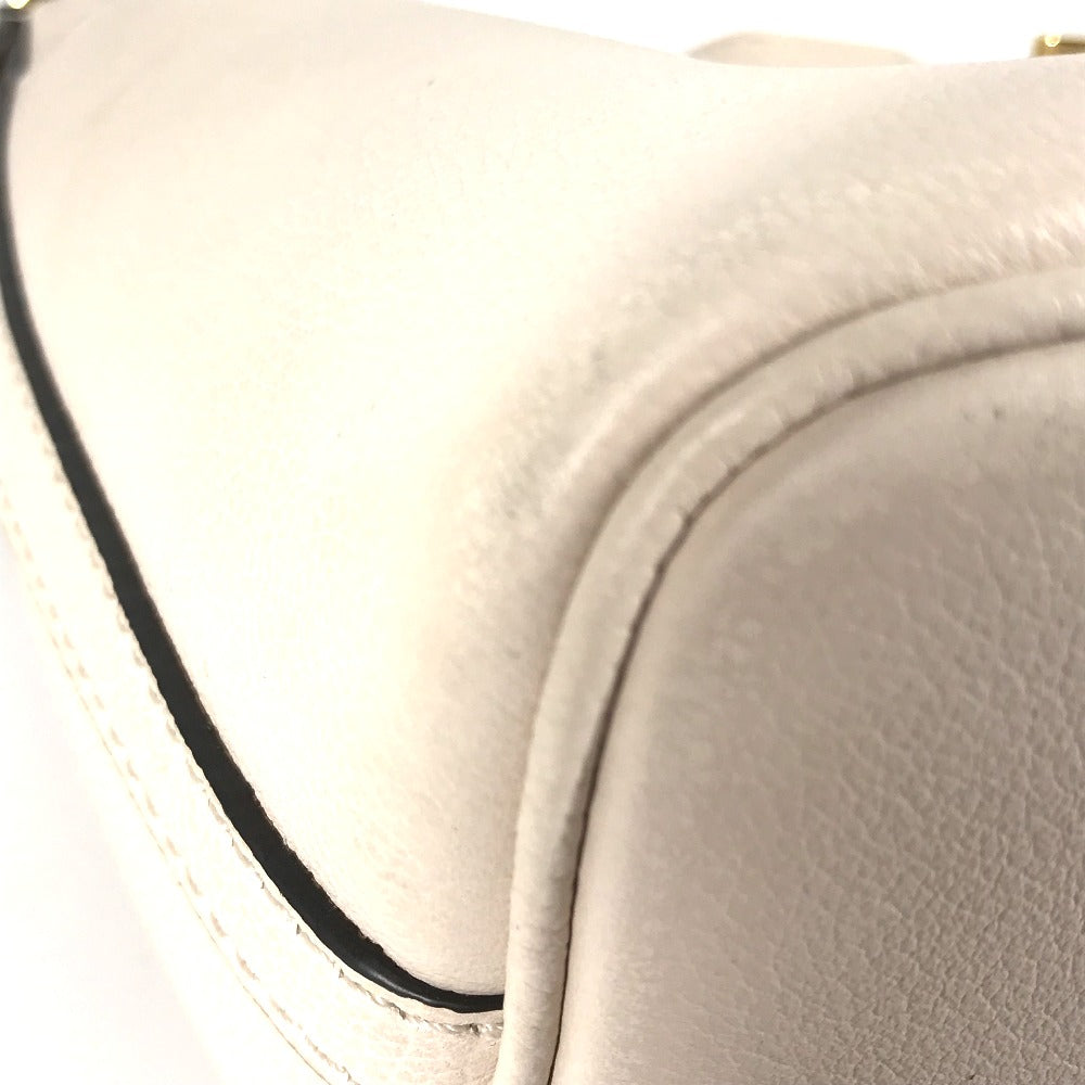 LOUIS VUITTON Shoulder Bag M24638 Grain Calfskin Leather Ivory Rock Me Rock & Walk Women Used Authentic