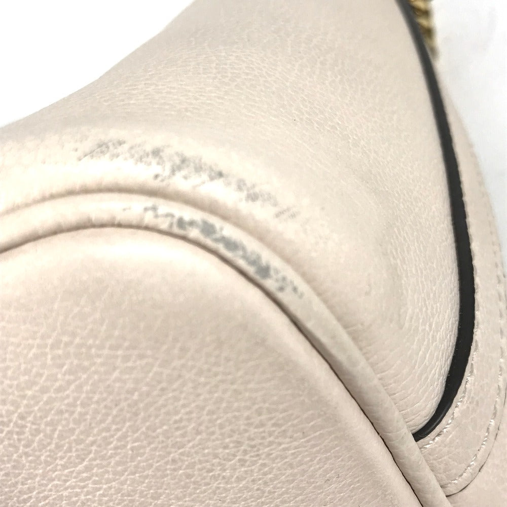LOUIS VUITTON Shoulder Bag M24638 Grain Calfskin Leather Ivory Rock Me Rock & Walk Women Used Authentic