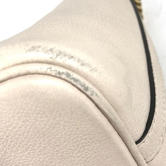 LOUIS VUITTON Shoulder Bag M24638 Grain Calfskin Leather Ivory Rock Me Rock & Walk Women Used Authentic