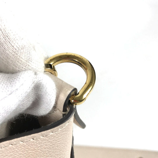 LOUIS VUITTON Shoulder Bag M24638 Grain Calfskin Leather Ivory Rock Me Rock & Walk Women Used Authentic
