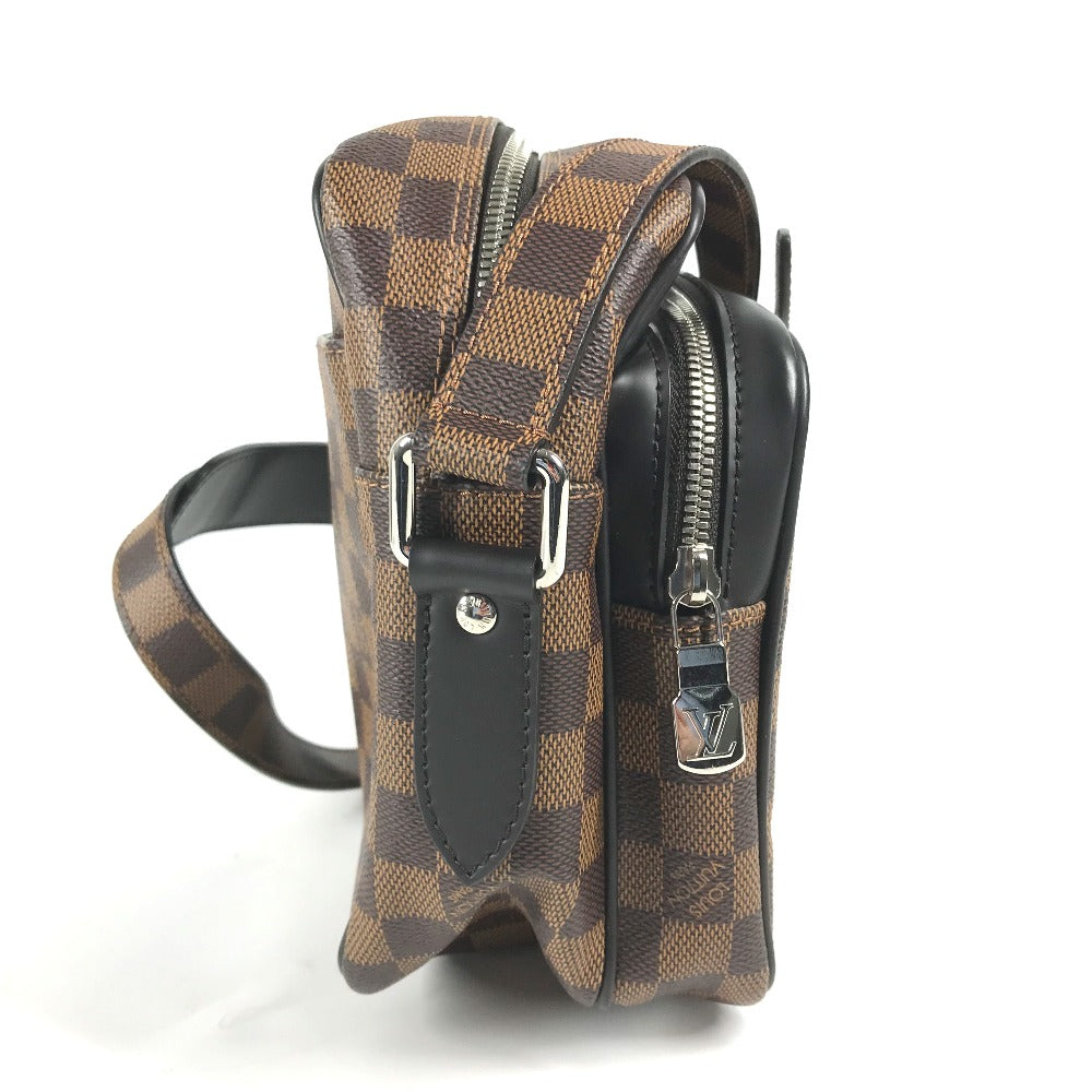 LOUIS VUITTON Shoulder Bag N42704 Damier canvas Brown Damier Dinos Chapman NilPM mens Used Authentic