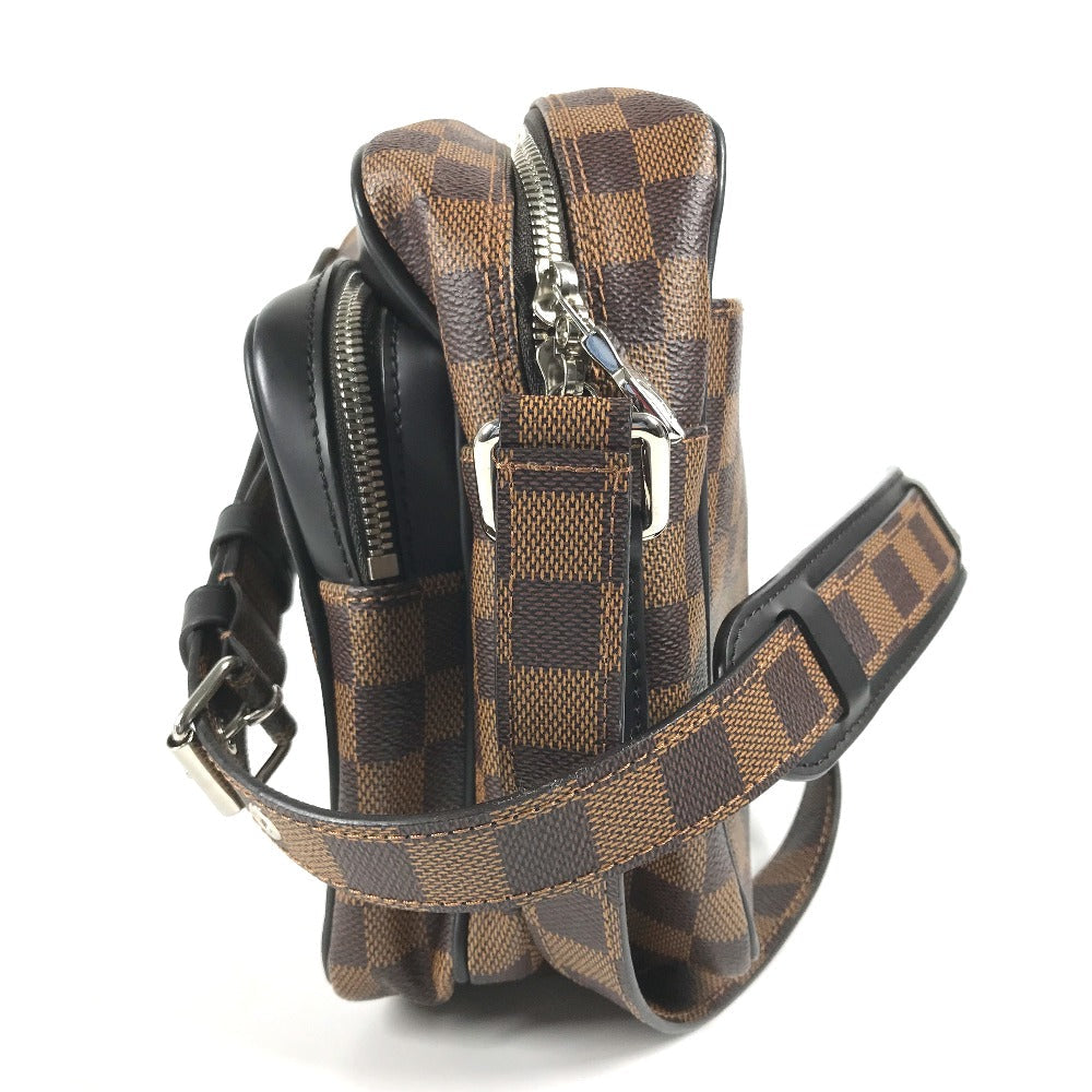 LOUIS VUITTON Shoulder Bag N42704 Damier canvas Brown Damier Dinos Chapman NilPM mens Used Authentic
