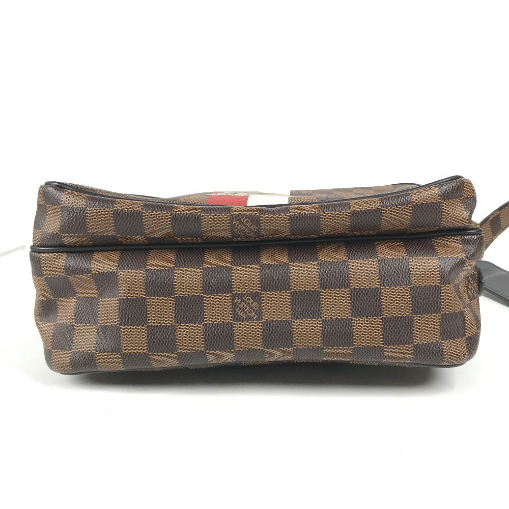 LOUIS VUITTON Shoulder Bag N42704 Damier canvas Brown Damier Dinos Chapman NilPM mens Used Authentic