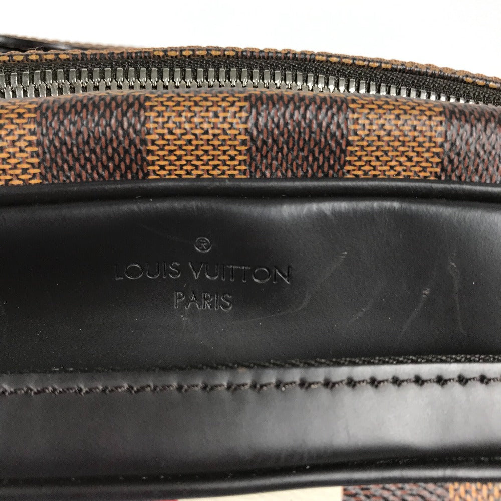 LOUIS VUITTON Shoulder Bag N42704 Damier canvas Brown Damier Dinos Chapman NilPM mens Used Authentic
