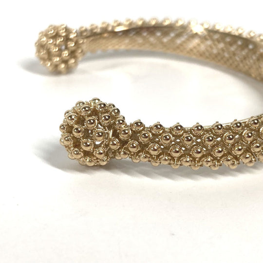 Dior Bangle B1735WOMMT metal gold Women Used Authentic