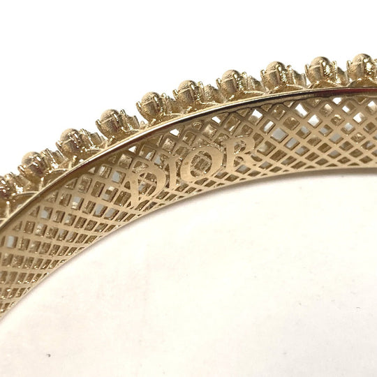 Dior Bangle B1735WOMMT metal gold Women Used Authentic