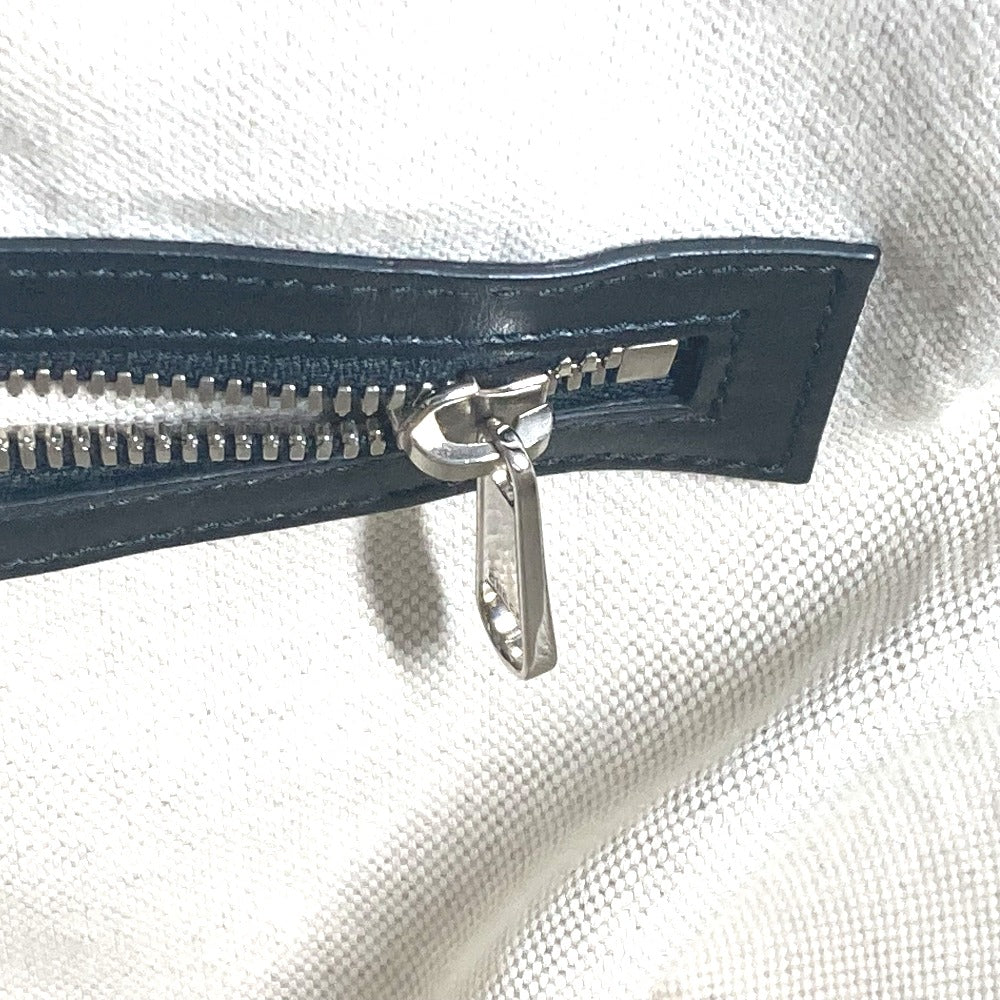 GUCCI Tote Bag 625772 leather black Shoulder Bag Boston Duffel bag GG emboss unisex(Unisex) Used Authentic
