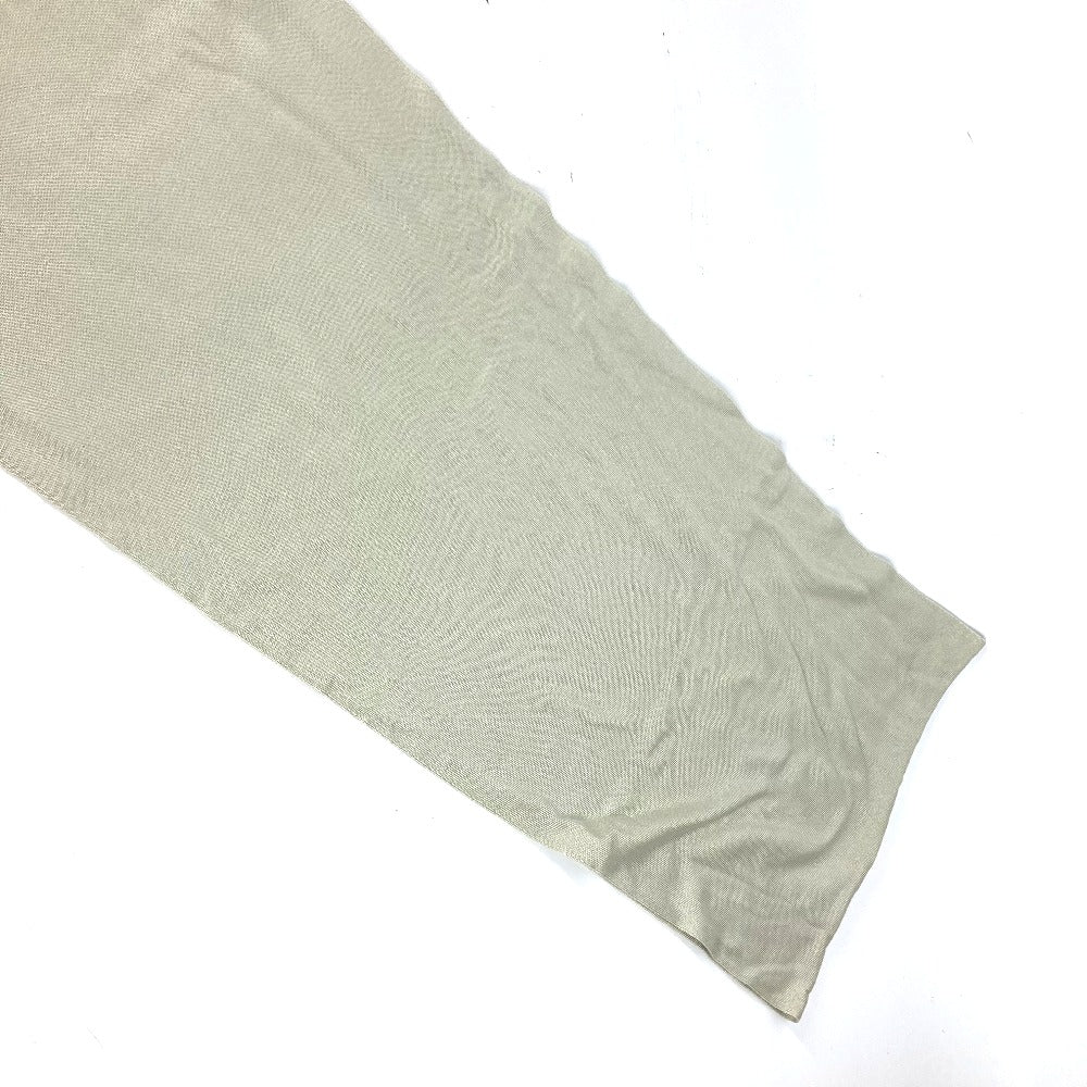 HERMES Scarf silk Light green type By color Shawl Stole / Shawl Women Used Authentic