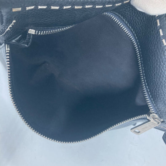 FENDI Shoulder Bag 7VA407 leather black Messenger bag Celeria