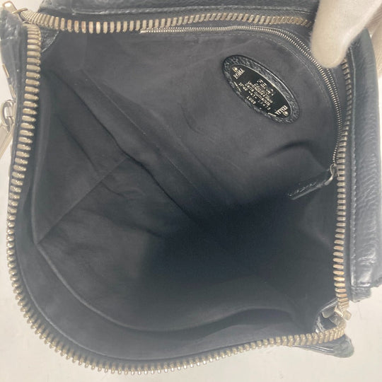 FENDI Shoulder Bag 7VA407 leather black Messenger bag Celeria