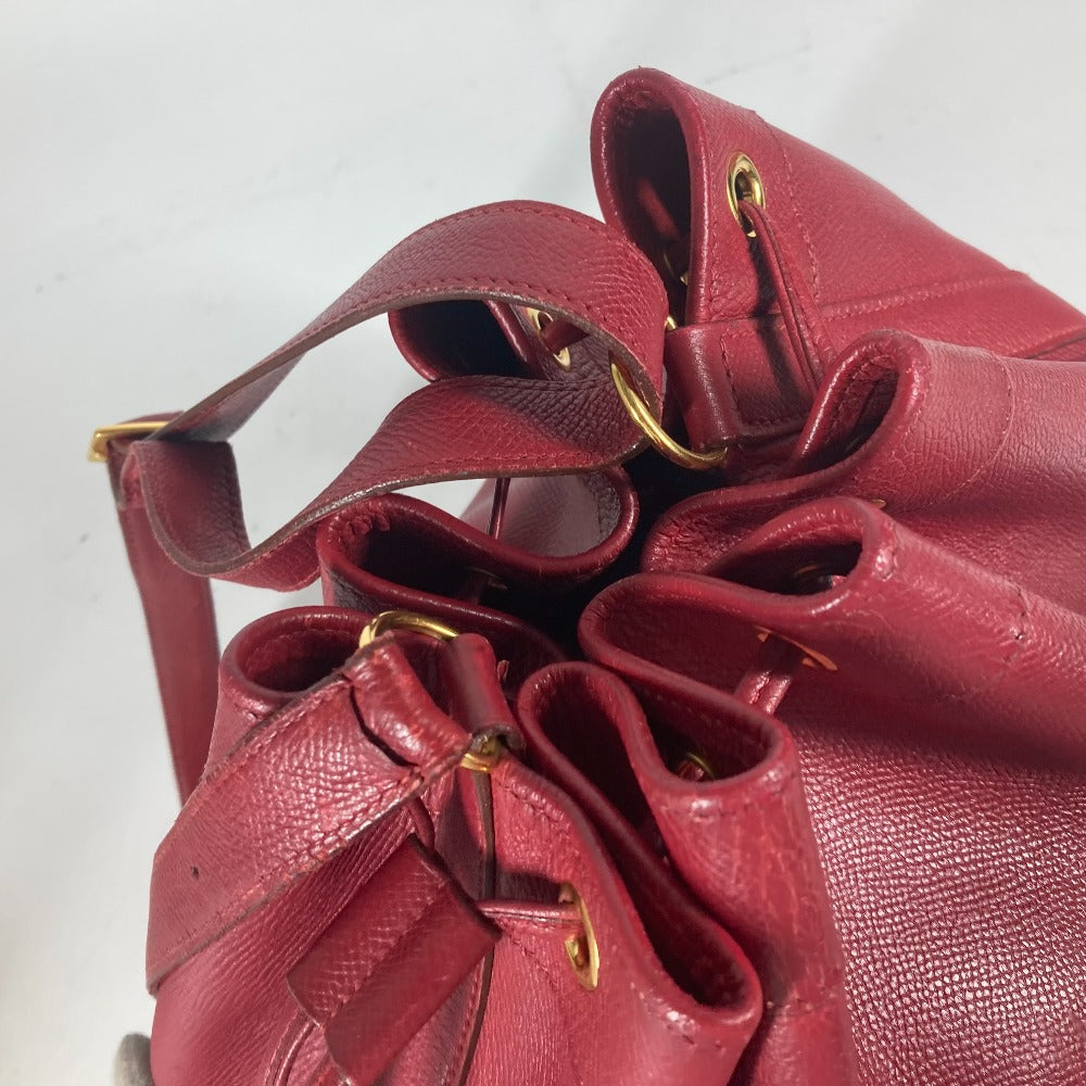 HERMES Shoulder Bag Courchevel Red Crossbody Market GM