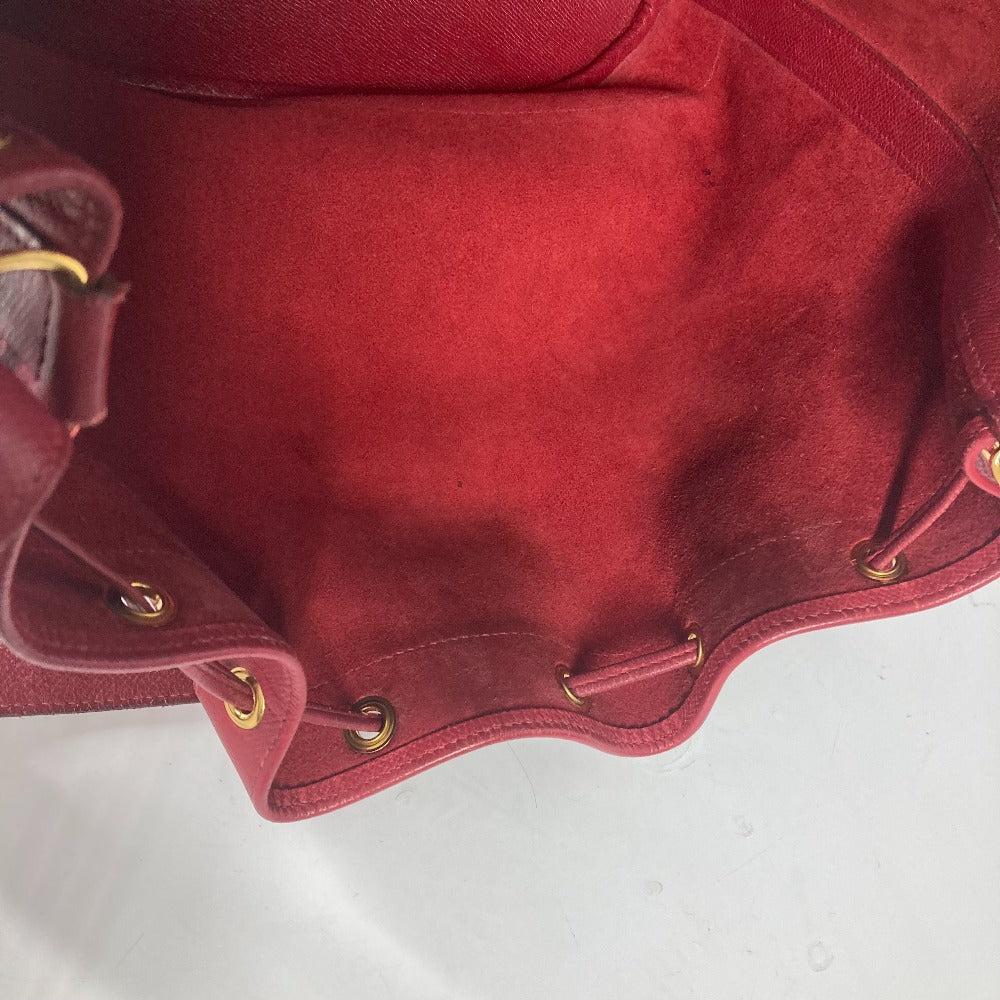 HERMES Shoulder Bag Courchevel Red Crossbody Market GM