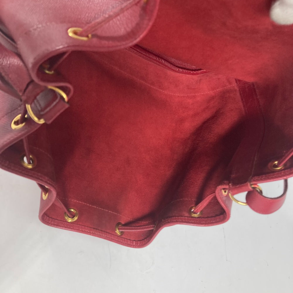 HERMES Shoulder Bag Courchevel Red Crossbody Market GM