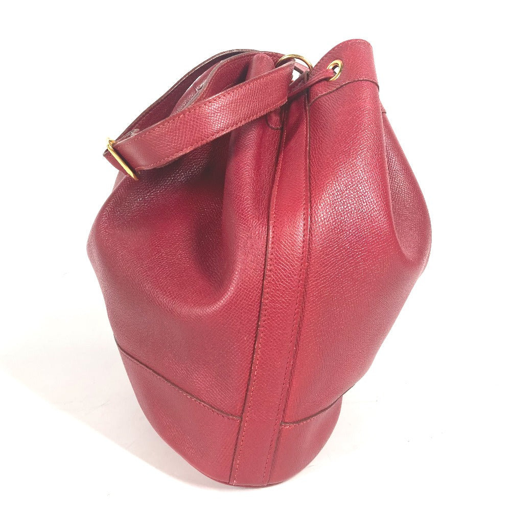 HERMES Shoulder Bag Courchevel Red Crossbody Market GM