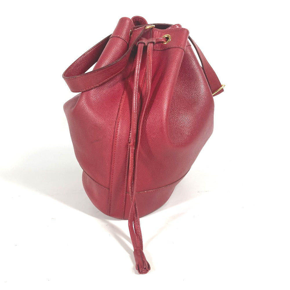 HERMES Shoulder Bag Courchevel Red Crossbody Market GM
