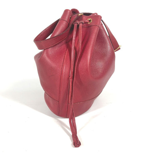 HERMES Shoulder Bag Courchevel Red Crossbody Market GM
